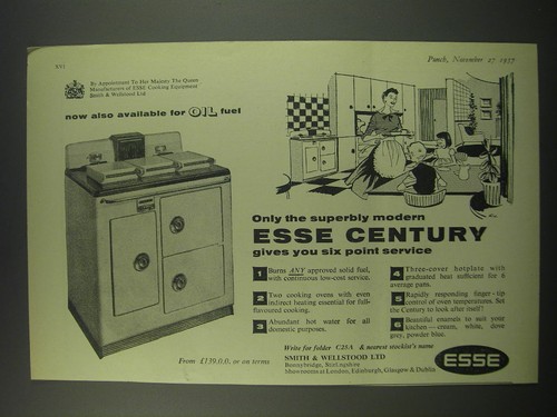 1957 esse century cooker - 1957, ad