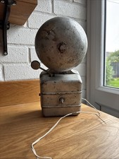 Vintage Cast Iron Fire Alarm Bell Rare Unusual Architectural Salvage