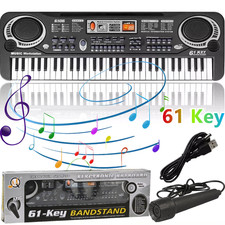 61 Keys Electronic Piano Keyboard Digital Electric Music Instrument Microphone