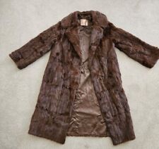 Vintage Real Mink Fur Coat Size Small