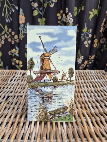 Vintage delft polychrome wall - polychrome,