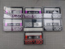 Used 7 x Vintage Sony Tapes