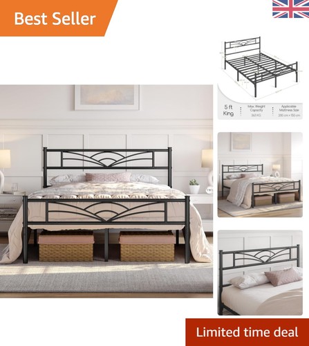 5ft contemporary king bed - contemporary,