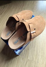 Birkenstock Boston Clogs Suede