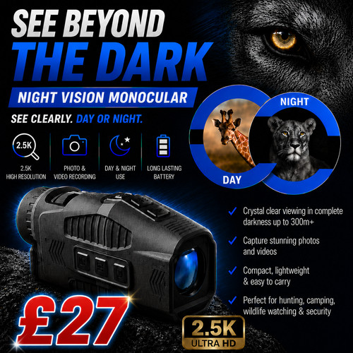 Night vision monocular - vision, 2.5k