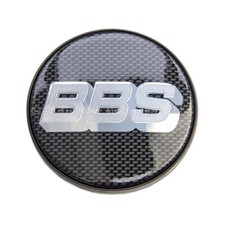 1x Genuine BBS Centre Cap, Black Carbon, Silver Logo 70.6mm 10023604, 09.24.467
