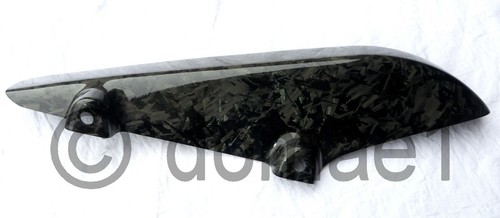 Forged carbon rear chain guard - forged,