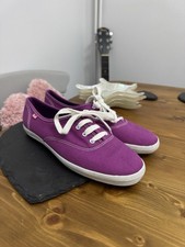 Keds Grape Purple Canvas Women’s Sneakers Worn Once Uk 5.5 Eu 39