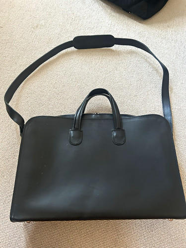 Bill amberg leather briefcase - bill,