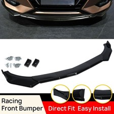 Glossy Front Bumper Lip Spoiler Splitter Body Kit For VW Polo GTI Scirocco 14-20
