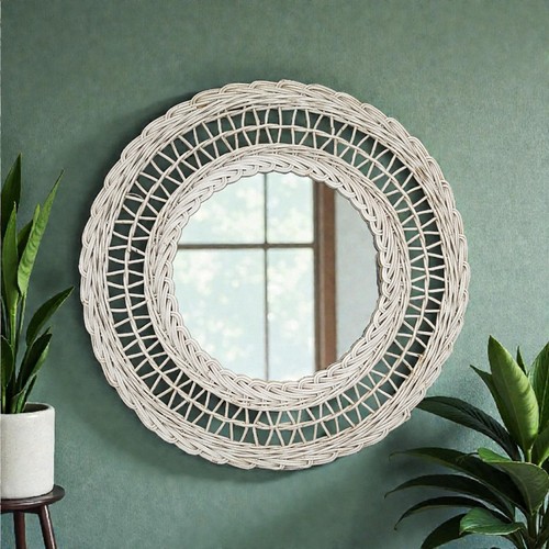 Vtg white wicker - vtg, rattan