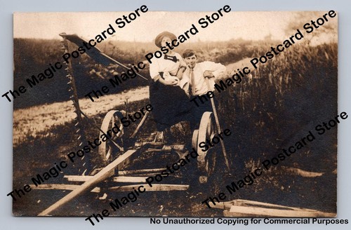 Boy girl horse drawn - &, on