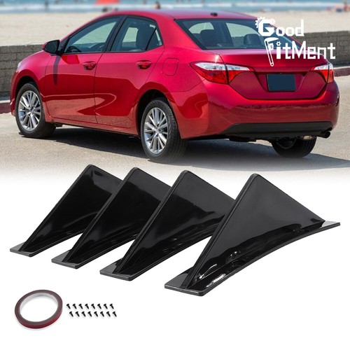 Gloss curved shape rear bumper - shape,