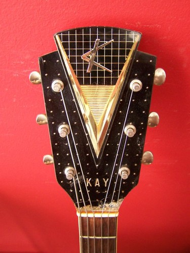 Kay upbeat guitar nickel - guitar,