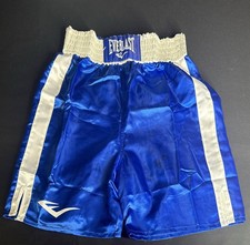Manny Pacquiao Signed Blue Everlast Boxing Trunks PSA AP59738