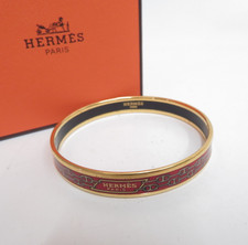 Authentic Hermes Emaille PM Bracelet Bangle #44370