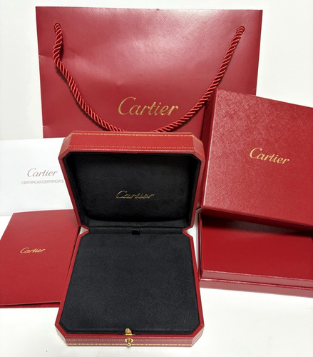 Cartier necklace case - , red