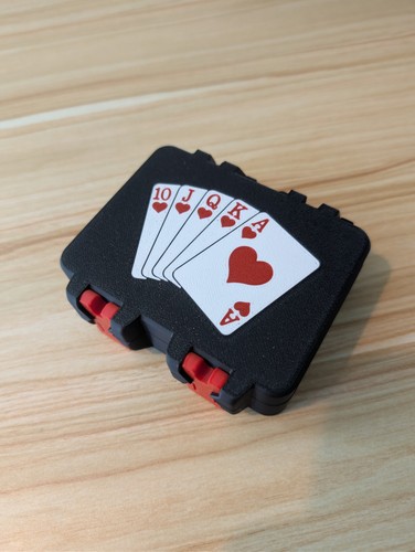 Playing card box 3d - 3d, printed
