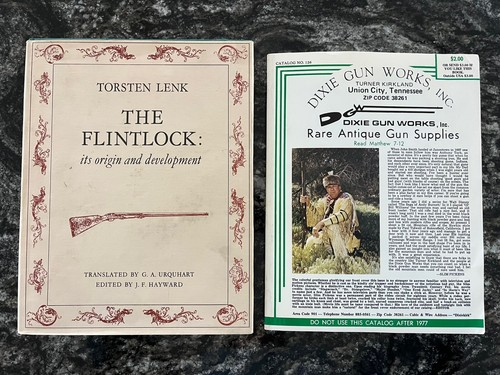 Flintlock book and antique - and, gun