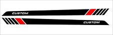 'Custom' Side Stickers Pair