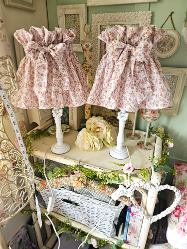 Pair pink white - pink,