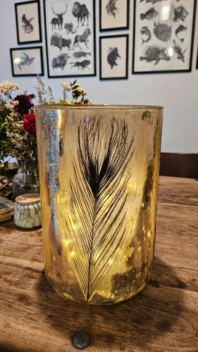 Peacock feather silver - peacock,