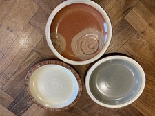 Denby Fire & Chilli Salad Plates X 3