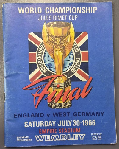 1966 world cup final programme - final,