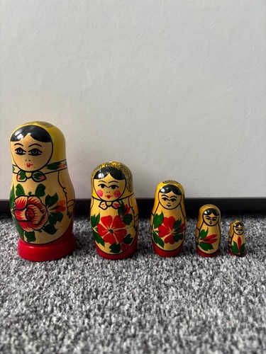 Hand painted wooden russian - painted,