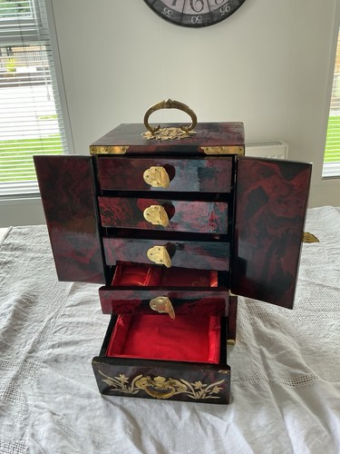 Vintage chinese lacquered - vintage,
