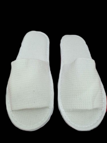 Pairs white waffle - waffle, slippers
