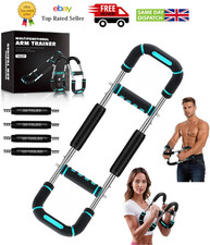 Twister Arm Trainer Chest Expander Workout  Adjustable Strength Muscle bar Body