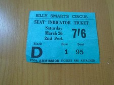1950s BILLY SMARTS CIRCUS -