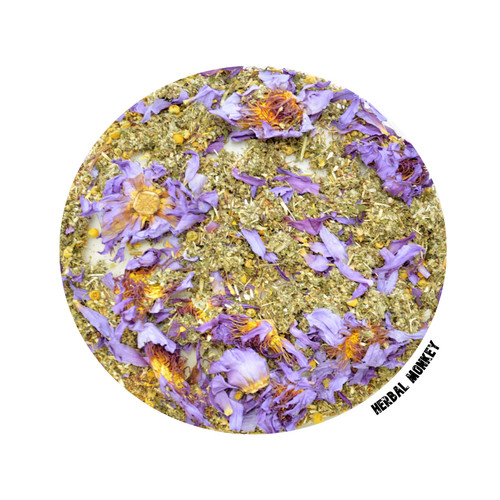 Blue lotus flower - lotus, mugwort