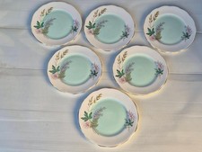 6 Queen Anne China  " Louise"  Bone china Tea  / side Plates