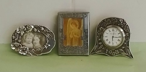 Silver scenes small photo - silver,