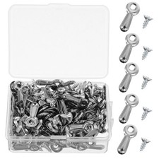 160 Pcs Photo Frame Fasteners Picture Backing Clips Turn Buttons