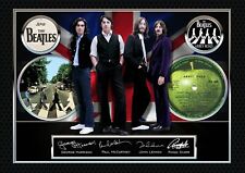 THE BEATLES  - ABBEY ROAD - SIGNED ORIGINAL A4 PHOTO PRINT MEMORABILIA