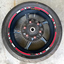 Vintage Dymag Rear Motorcycle Wheel w/ Pirelli Tire