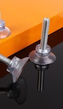 M8 37mm Clear Nut Thumb Screw Suction Cups Pad Suckers for Bathroom Kitchen