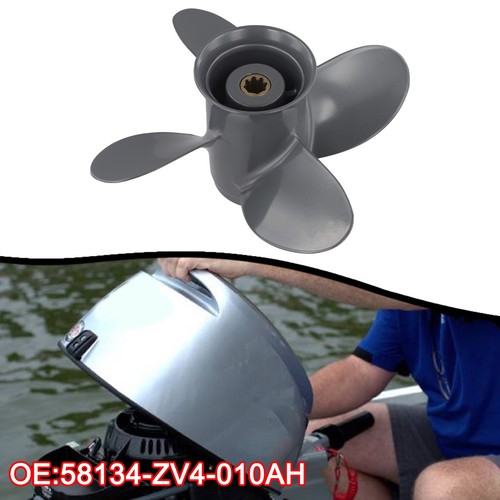 Sturdy aluminum boat propeller - aluminum,