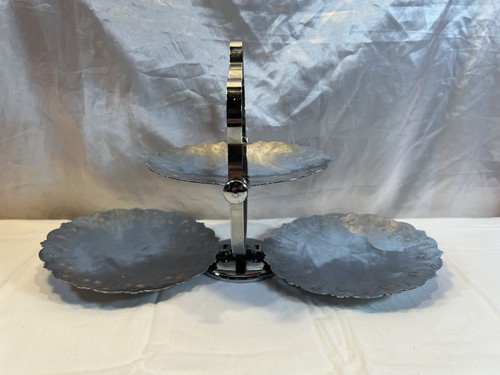 Vintage tier folding chrome - tier,
