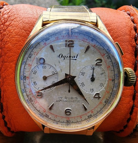 1970 ogival chronograph - ogival,