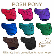 POSH saddle pad numnah tech velvet ideal for TREED & TREELESS saddles & TCS ❤️