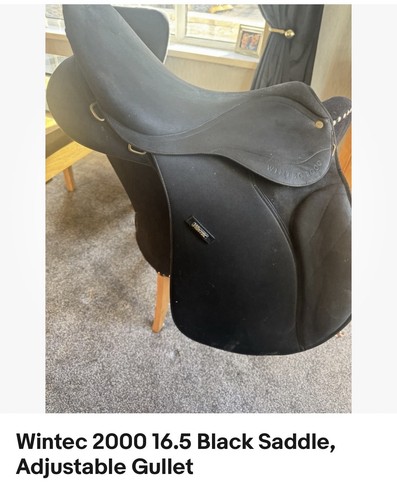 Wintec 2000 black saddle - wintec,
