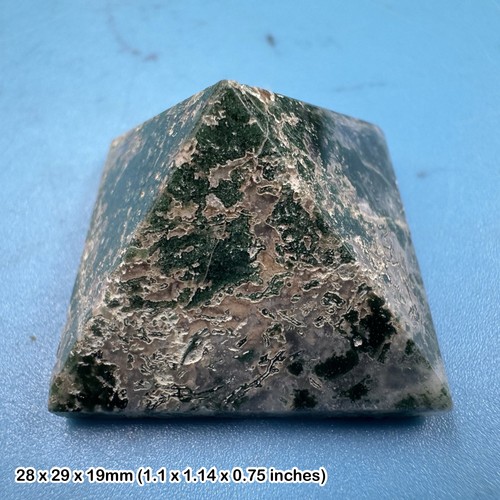 Tree agate pyramid stunning - tree,