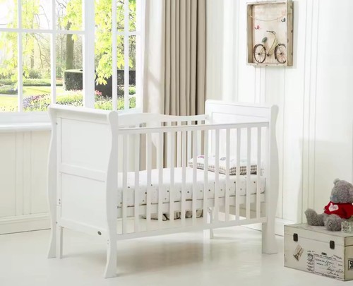 Wooden cot bed - bed, baby
