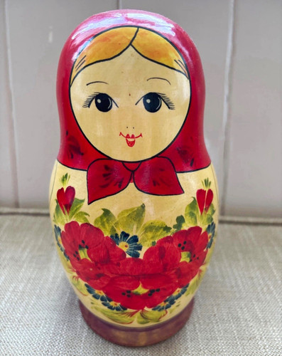 Wooden russian matryoshka - russian,