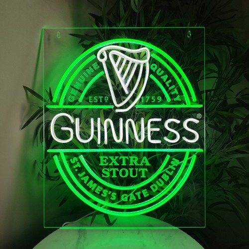 Guinness neon led wall - led, sign