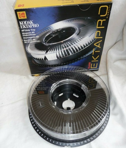 Slide projector slide carousel